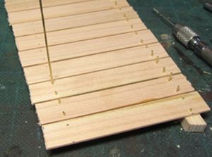 真鍮線を埋め込む